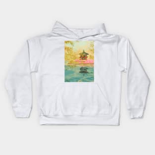 Korean pagoda Kids Hoodie